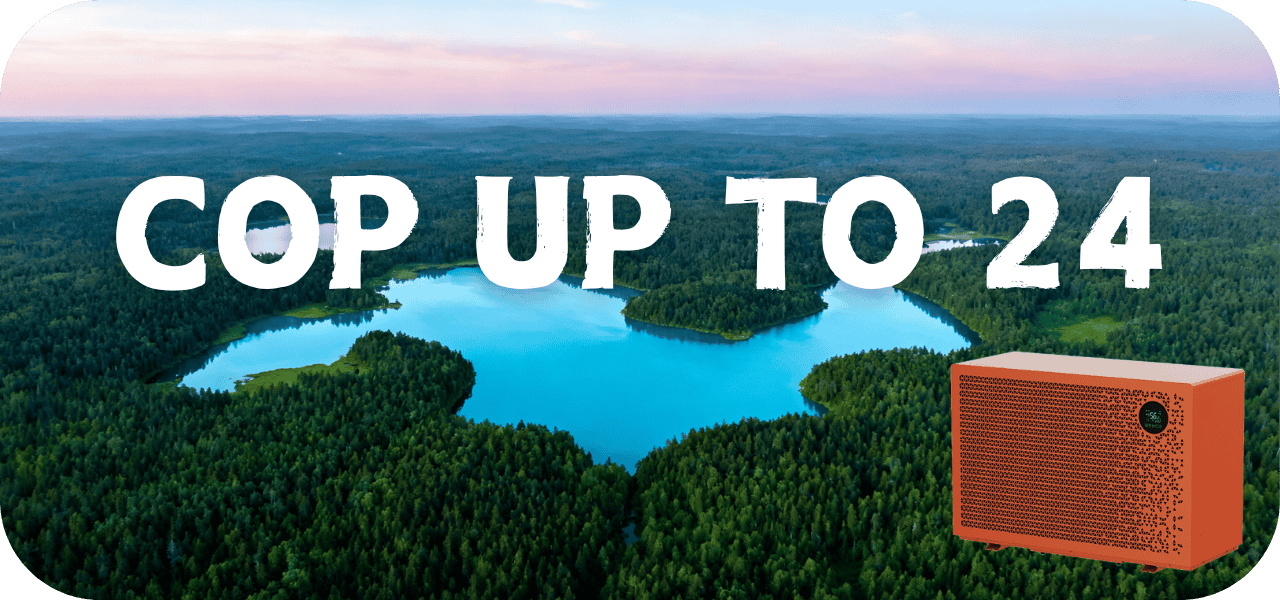 Zwembadwarmtepomp COP 24