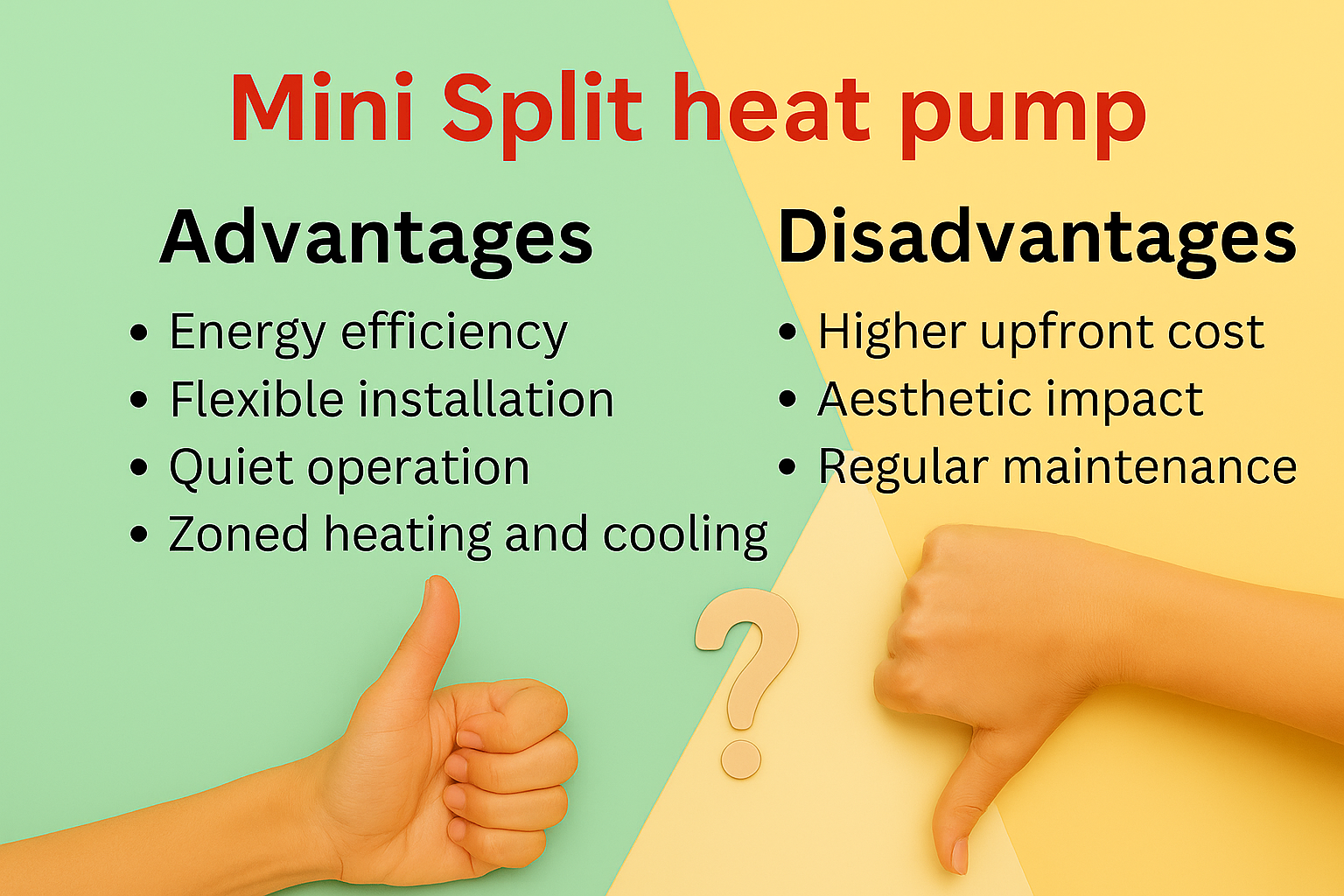 Wat zijn de voordelen van een mini -split -warmtepomp