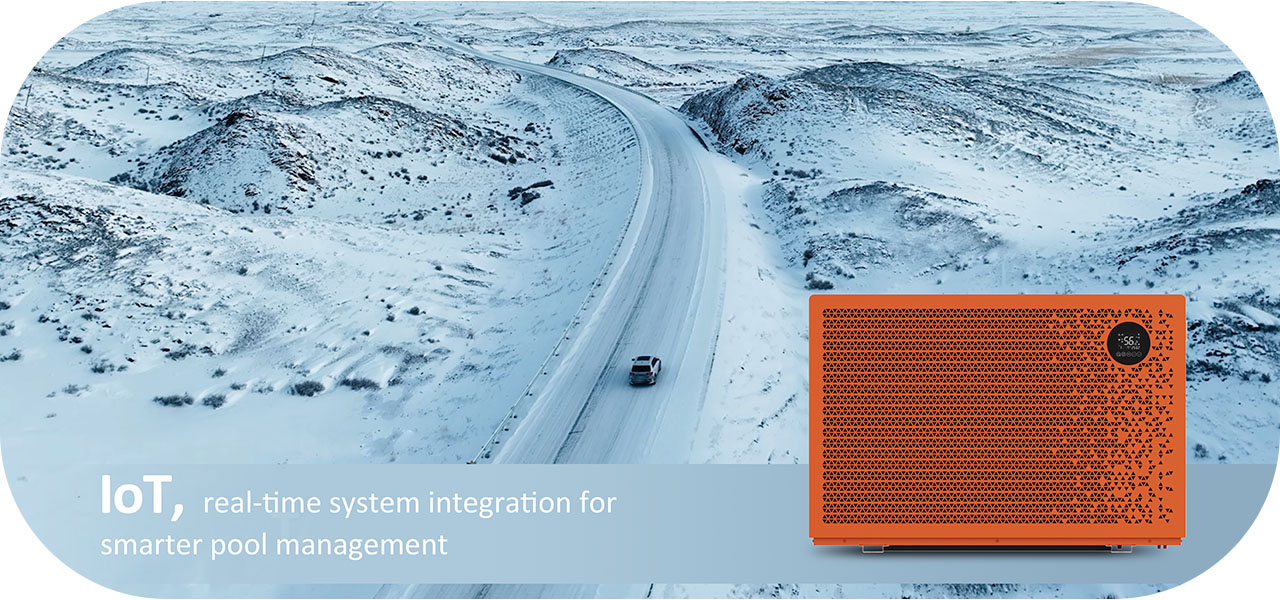 Zwembadwarmtepomp S21 IoT-bewaking van de bedrijfsstatus